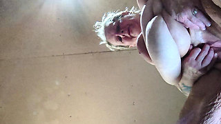 Shaking Those Tits Got Her Squirting From Her Clit