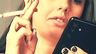Natural Smoking POV Cigarettes - Smoke Break, Snap Inhales, Sexy Smoking.