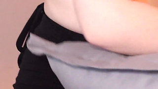 Little Step Sister Wants to Share Bed Naked - Deepthroat Help & Cum on Her Pussy