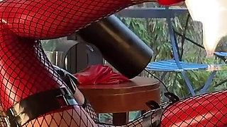 Fucking and Squirting on Chaise Longue