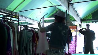 Tongue pierced Thai MILF gets picked up