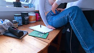 College Girl gets seduced by Teacher
