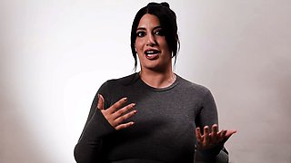 Porn industry star, big-boobs, fingerblasting