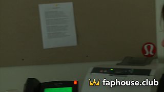 Small bra-stuffers teen gets a facial cum load