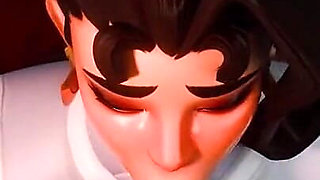 Overwatch Vendetta Sloppy Blowjob POV 3D Animation Rule34