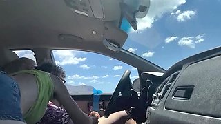 Car Blowjob in Hawaii - Hot Granny Gives Road Head on Oahu Beach