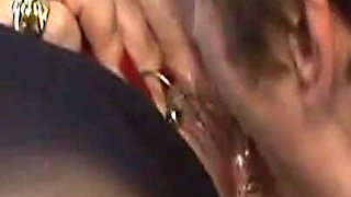 Blonde MILF in Red Latex Gets Creampied Deep
