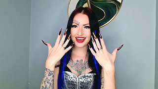 Body worship. Today you are lucky enough to worship Dominatrix Nika's body - her tattooed, corseted breasts and her divine ass.