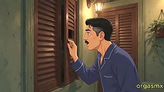 Hot Desi Widow Fucks Caring Old Man – Passionate Home Sex
