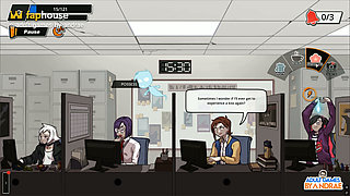 Femboy Ghost Gameplay Part 1 - Discreet Masturbation at Work