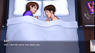 STEPMOM WAS SURPRISED! Stepmom AND I SHARE A BED! SUMMER TIME SAGA NEW UPDATE!
