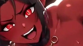 Cute Demon Women Bounce Boobs, Ai Animation