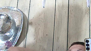 She's Sucking and Fucking the Real Fucking Machine What a Cumshot in Between