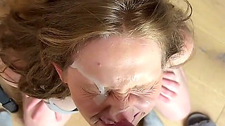 Face Fuck Blowjob with Facial Cumshot