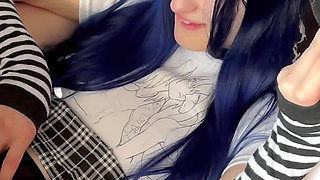 First Anal Cutie Schoolgirl, Teacher Rough Fuck in Ass with a Big Dick, Creampie From First Person