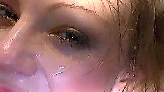 Ggg - Fishnet Blonde Spread Wide for Hard Pounding