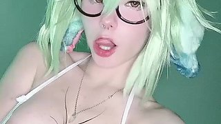 Private OnlyFans [censored] - Cosplay Teen Mei Kitsune Stimulates Both Tiny Ass And Pink Pussy