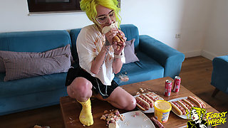 A very dirty hot dog game
