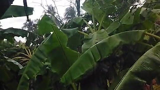 Naughty Molly Explore Body and Pussy in Jungle