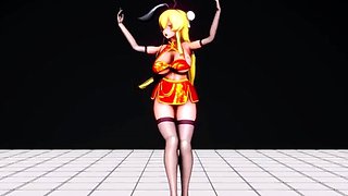 Hentai chick enjoys anal sex at the gym