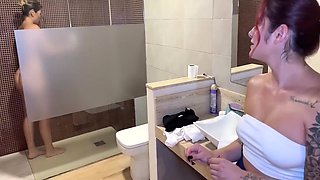 A Mendozpamela & Ariel - Lesbian Squirt, Dildo Play & Hot Scissoring