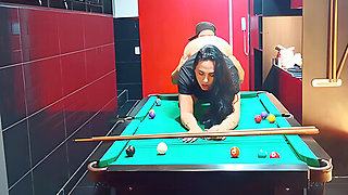 Jogando Sinuca No Motel Com A Transex Gostosa Do Sul