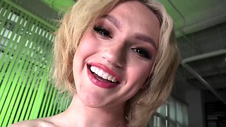 Blowjobs and Handjobs Galore with Hot Busty Blondes