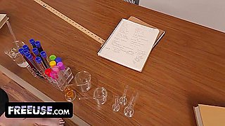 He Cant Study Without Her Distraction! Maybe Fucking Her Stepmom Will Help?