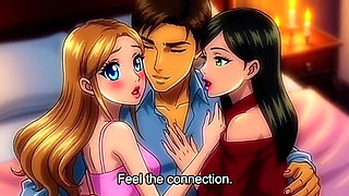 My stepbrother fucked me and my friend alone at home