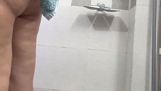 Indian Mom Shower Striptease