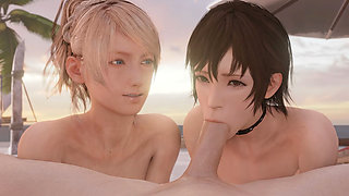 Ff Beach Party - non-stop Creampies and Cumshots