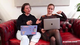 Ersties Amateur Threesome: Josie Boo Watches Boyfriend's Blind Date with Cute Tula Vida - First Time Matchmaking