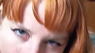 Hottie Doing the Best Blowjob and Swallows All Milk at the End