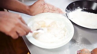 Natural tits smut with sassy Kiki Minaj from Mom XXX