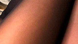 Flexible foot fetish masturbating with feet and hands