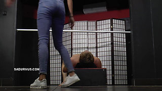 Under Mistress Tatjana's Jeans!