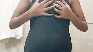 Season 168. Self masterbating in hotel bathroom.