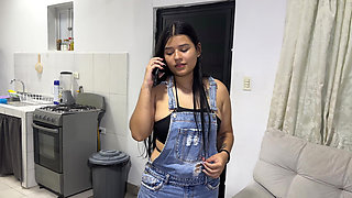 I Share a Hotel Room with My Latina Stepsister and Fuck Her Huge Ass Until I Come Inside