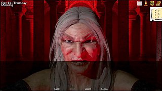 Animated mature porn with a magical twist and light-haired characters