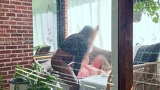 Busty blond cuckold white milf was fucking that bbc like