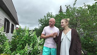 Horny Old Man Licking My Skinny Girlfriend