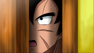 Dragon Ball Lost Chapter - Cheelai playing with her Pussy in the room