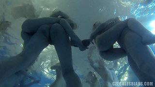 Czech Lesbians 5 - Part 5: Stunning Czech Lesbians Go Wild - Underwater Cameras Catch Pussy Licking