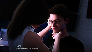 Hot Office Babe Submissive to a Big Cock Nerd and Getting Dominated