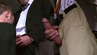 Office Block Raw Cock Orgy