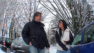 Naughty Teens Suck Cock and Tease in Kitchen