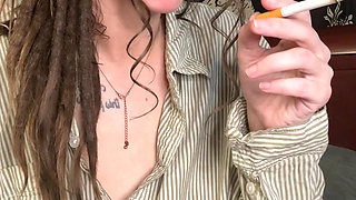 mommy discovered your smoking fetish and makes your fantasy come true