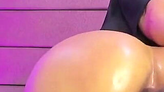 Naked Hard Anal Masturbation in the Room