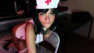 Close up teen pussy gaping action