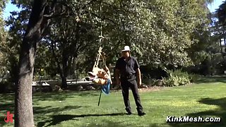 Blond Public Humiliation and Screwing
